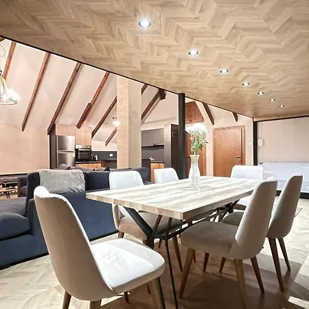 Heart Of Cozy Loft With Fireplace Apartmán
