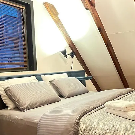 Heart Of Cozy Loft With Fireplace Apartmán